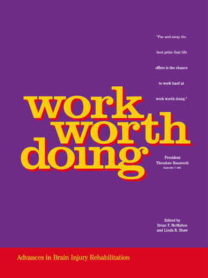 cover image of Work Worth Doing